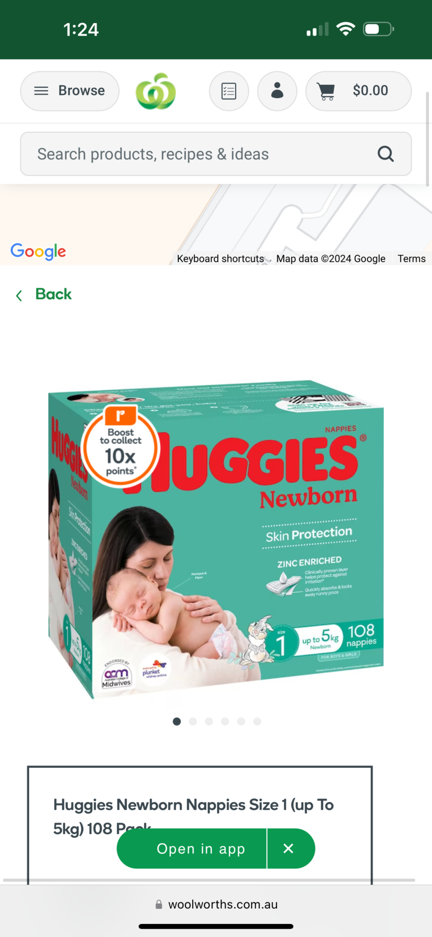 Huggies Newborn nappies