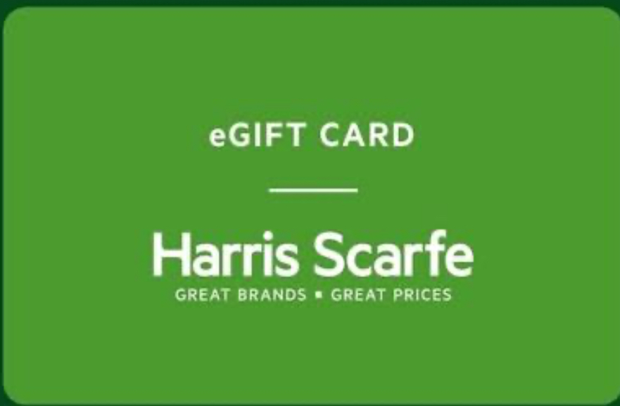 Harris scarfe gift card