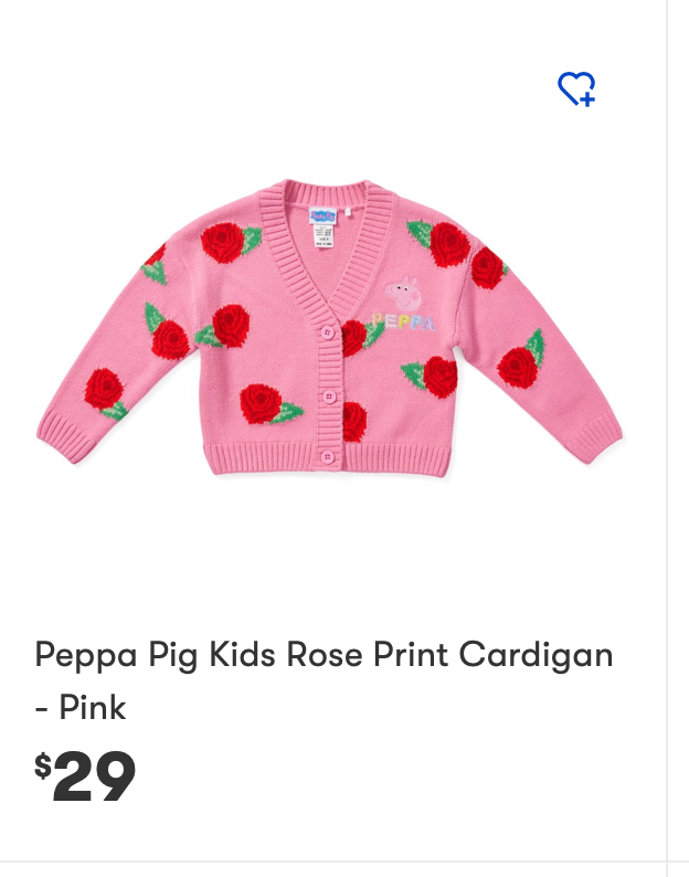 PEPPA PIG CARDIGAN