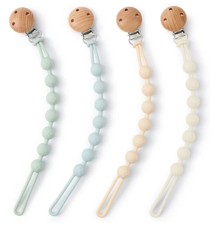 WeSweet Pacifier Clip, Pacifier Holders Silicone