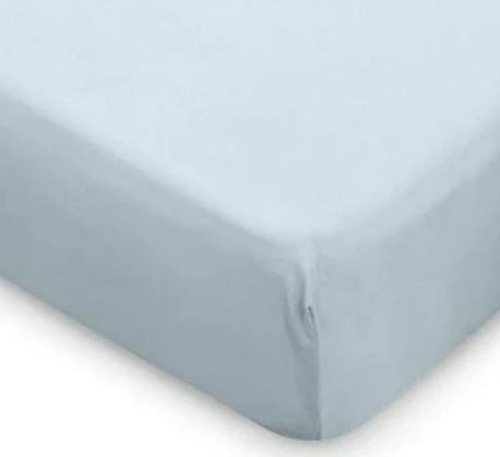 Boori Universal Jersey Cotton Cot Fitted Sheet - Blue