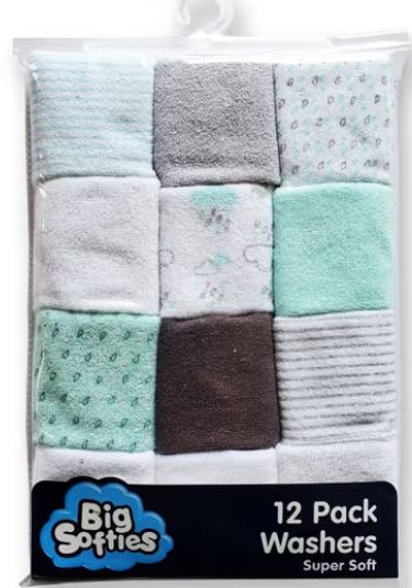 Big Softies - Wash Cloths 12 pack