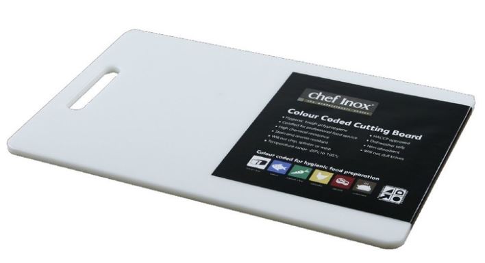 Chef Inox Cutting Board White 30 x 45 cm