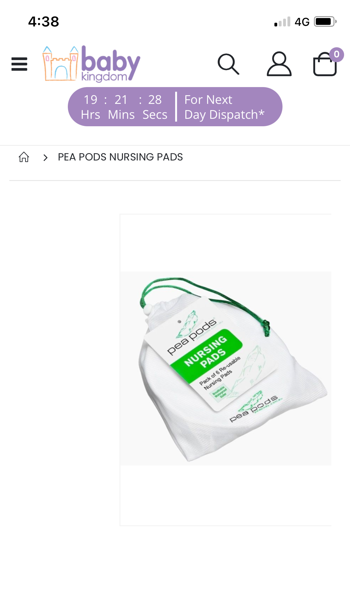 Pea pods reusable nursing pads