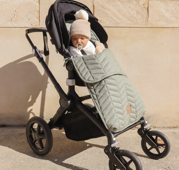 Pram cosy - natural or sage