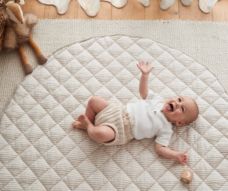 Harlow & Kids French Linen Play mat