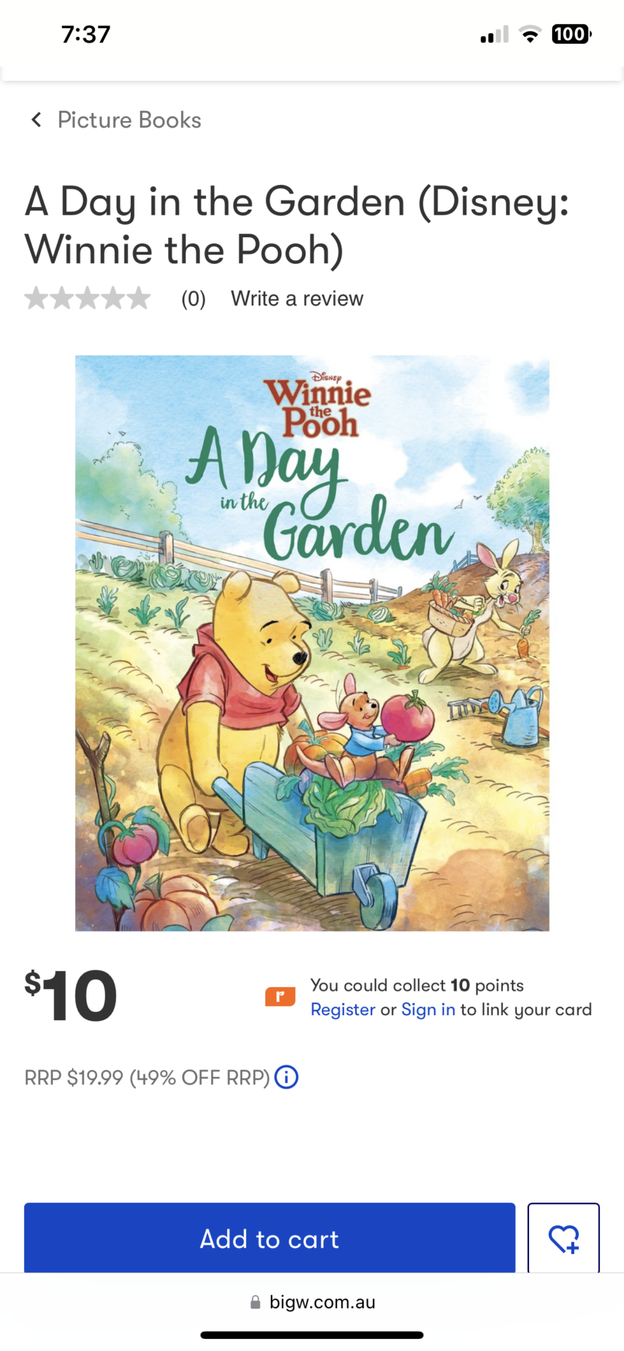A Day in the Garden (Disney: Winnie the Pooh)