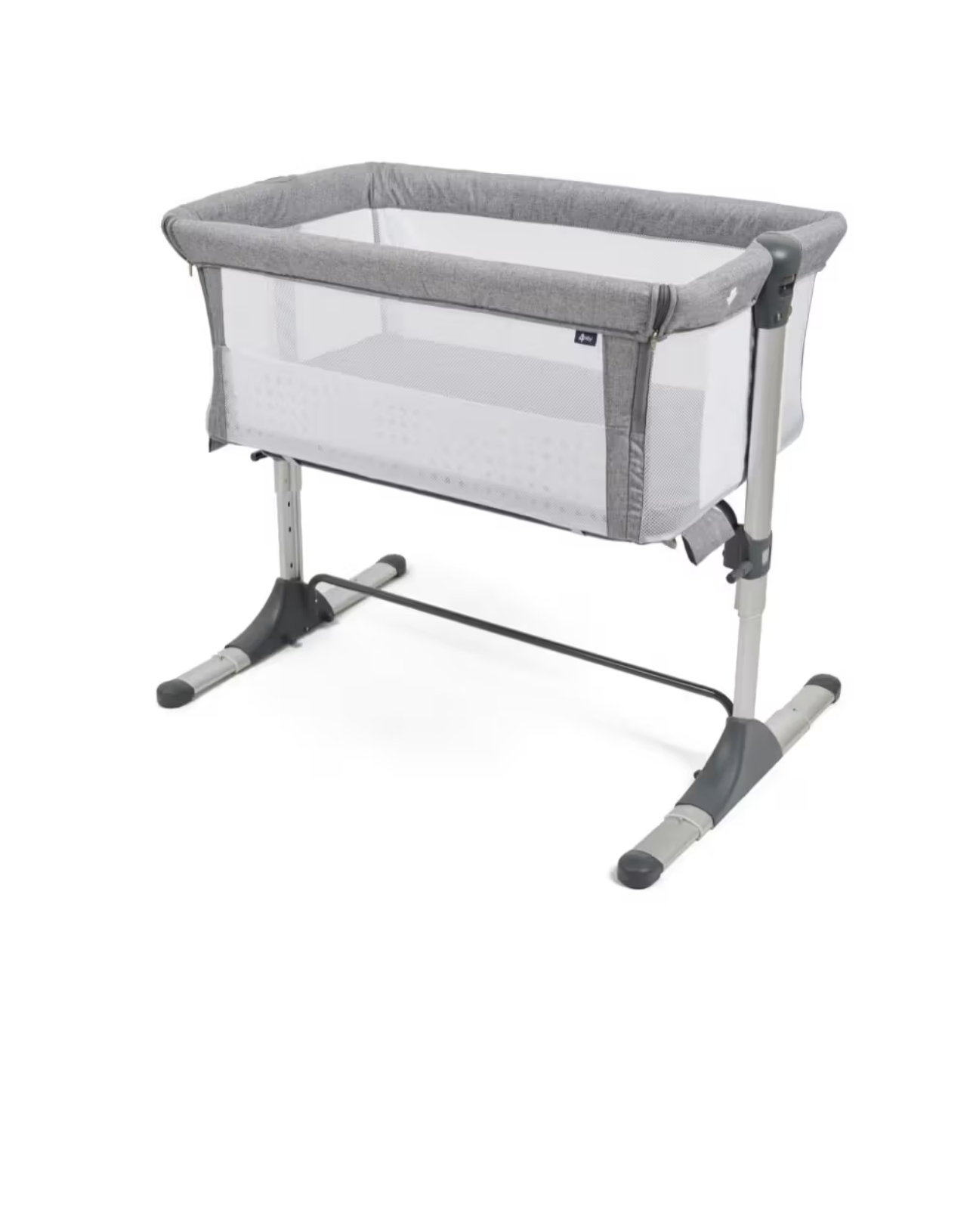 4Baby Snuggle-Cuddle Bedside Sleeper Lgt Grey