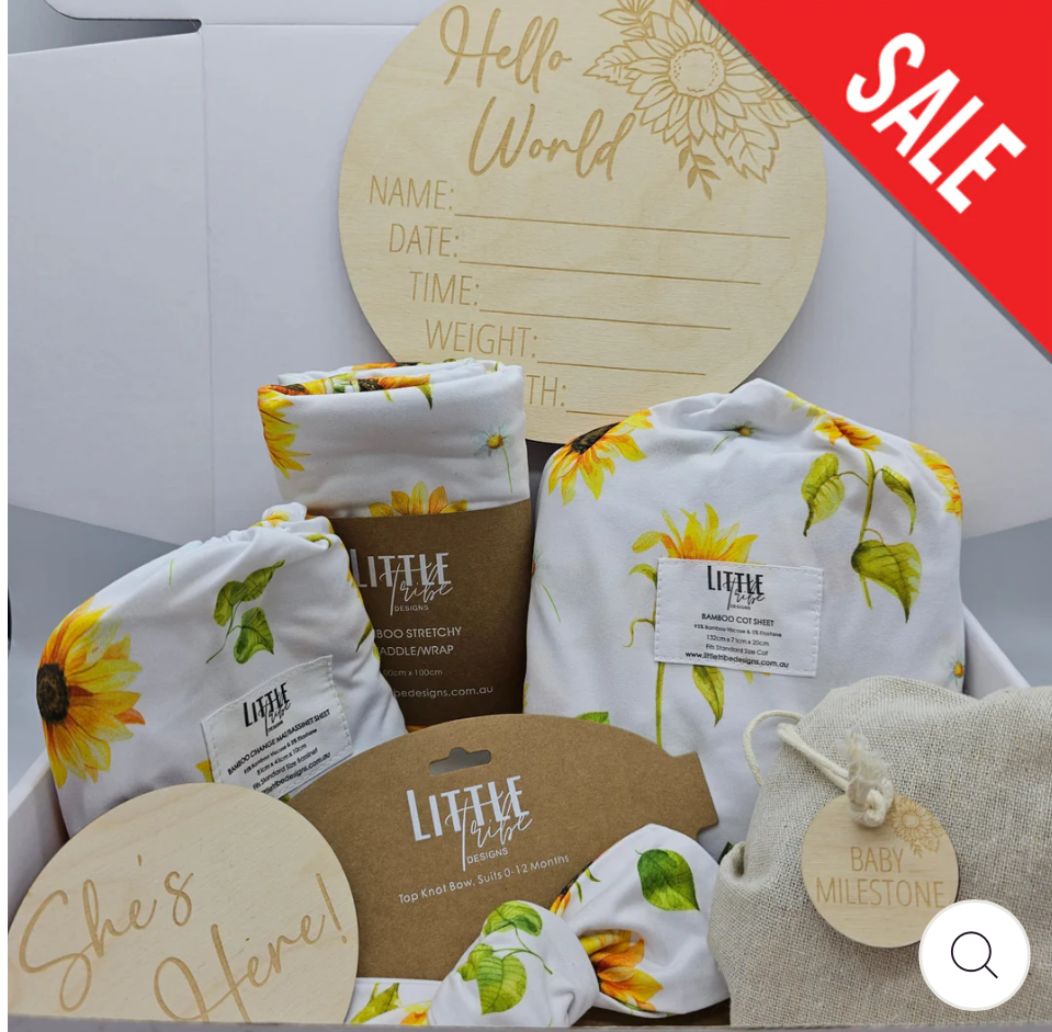 ULTIMATE BABY GIFT BOX - SUNFLOWER