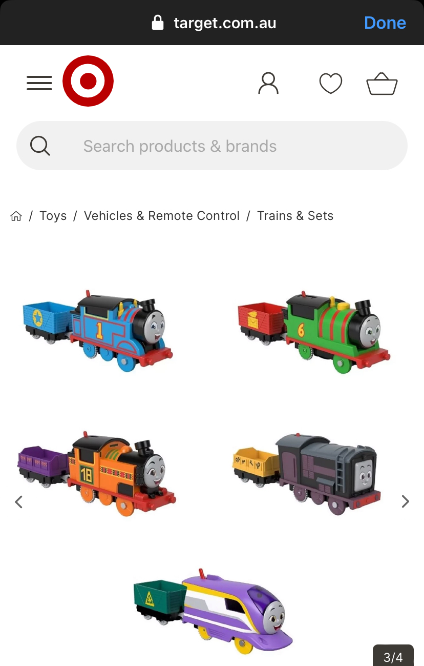 Thomas and friends train