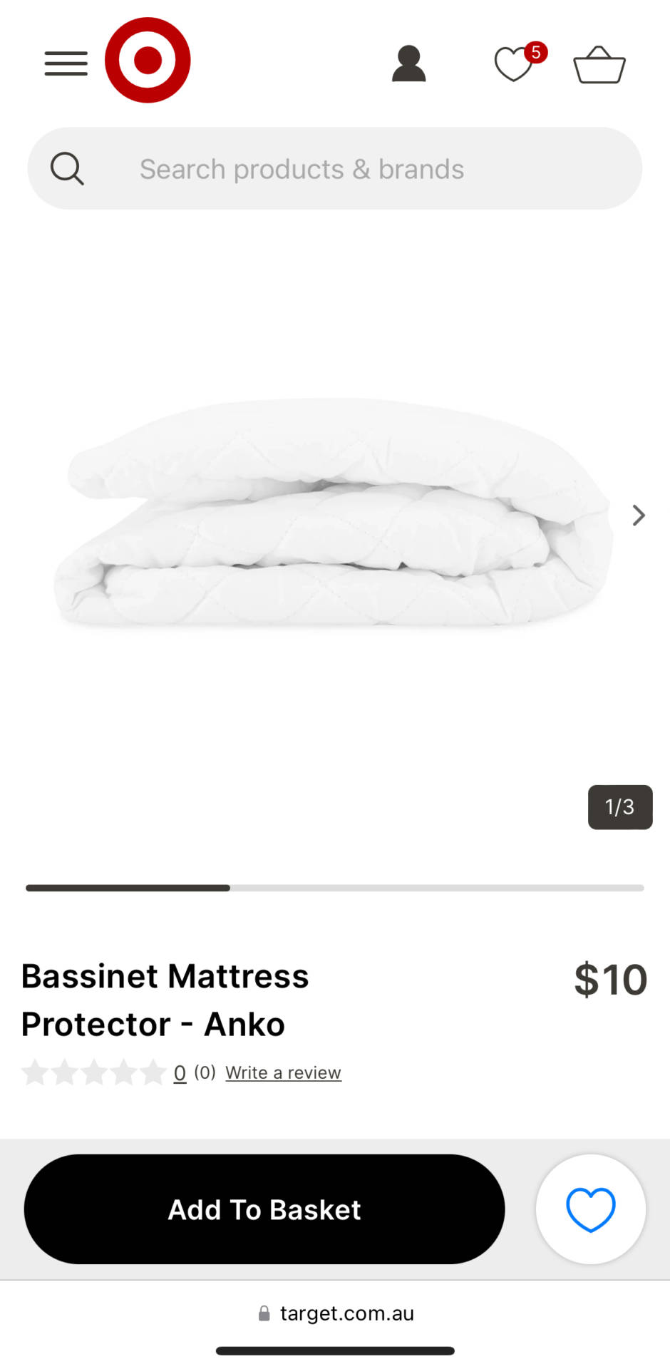 Bassinet mattress protector