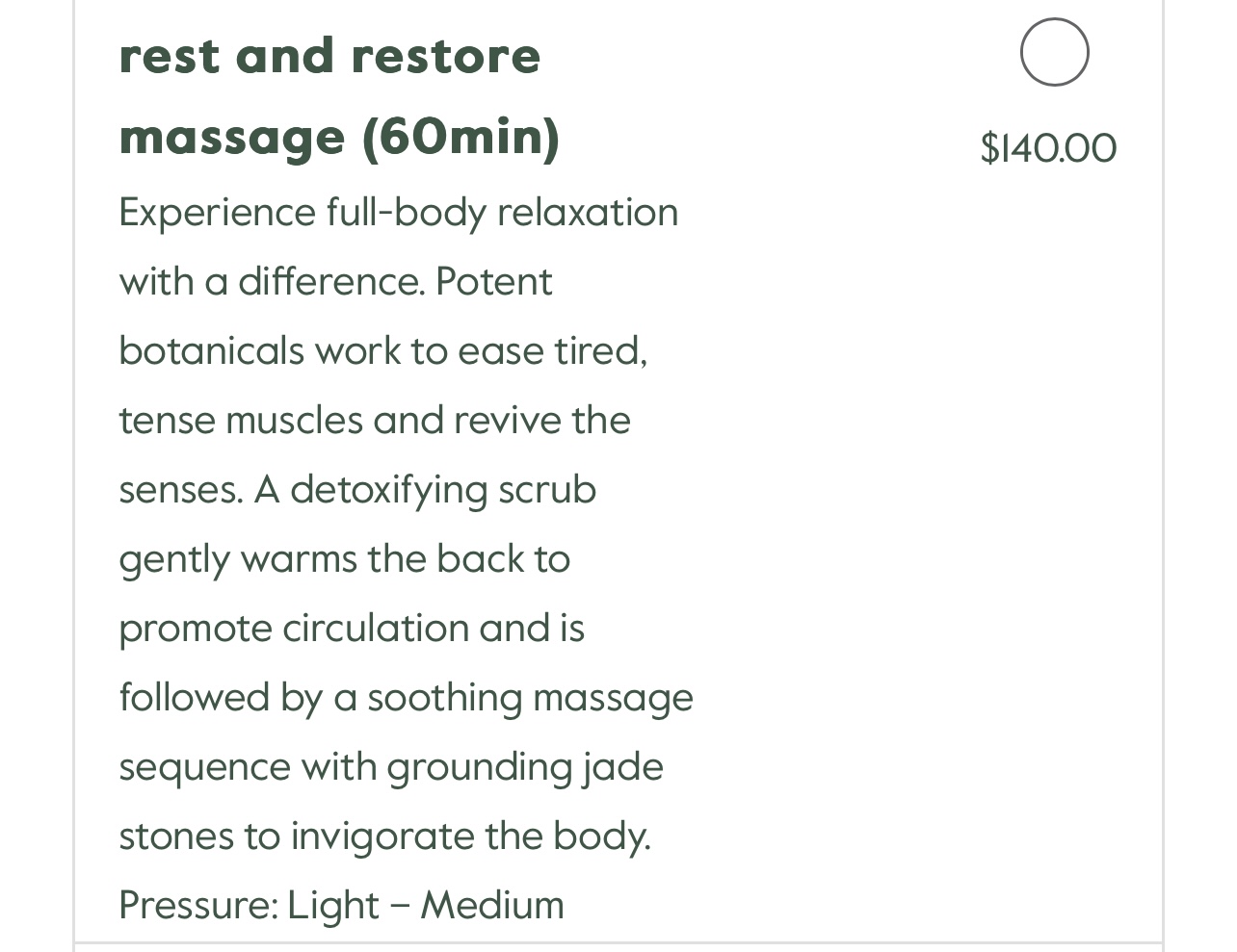 Endota Spa - Massage