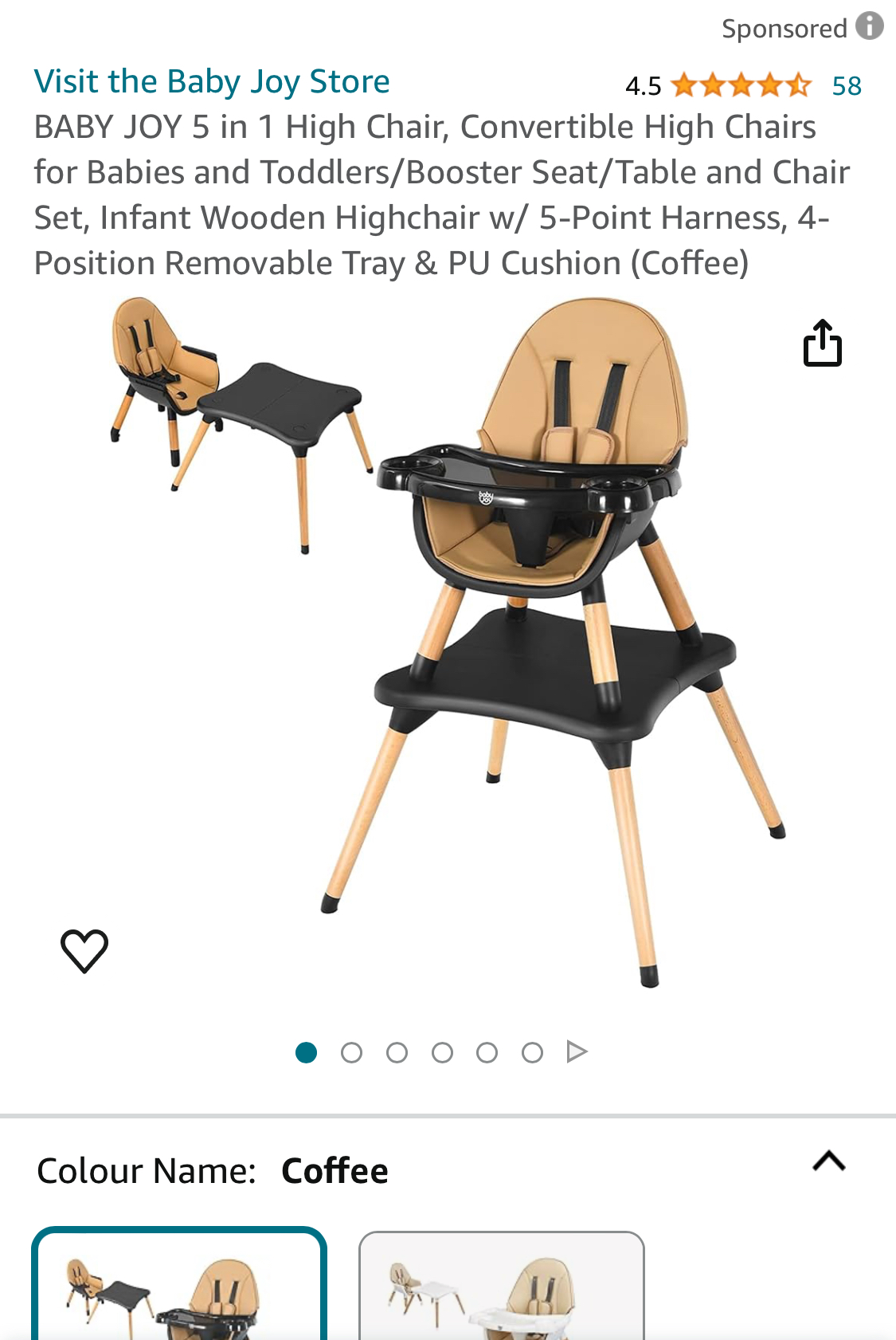 5 in 1 High chair