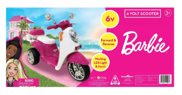 Barbie Electric Ride On Scooter