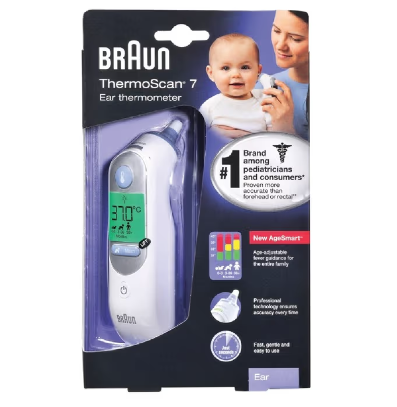 Braun Thermoscan 7 Ear Thermometer 6520