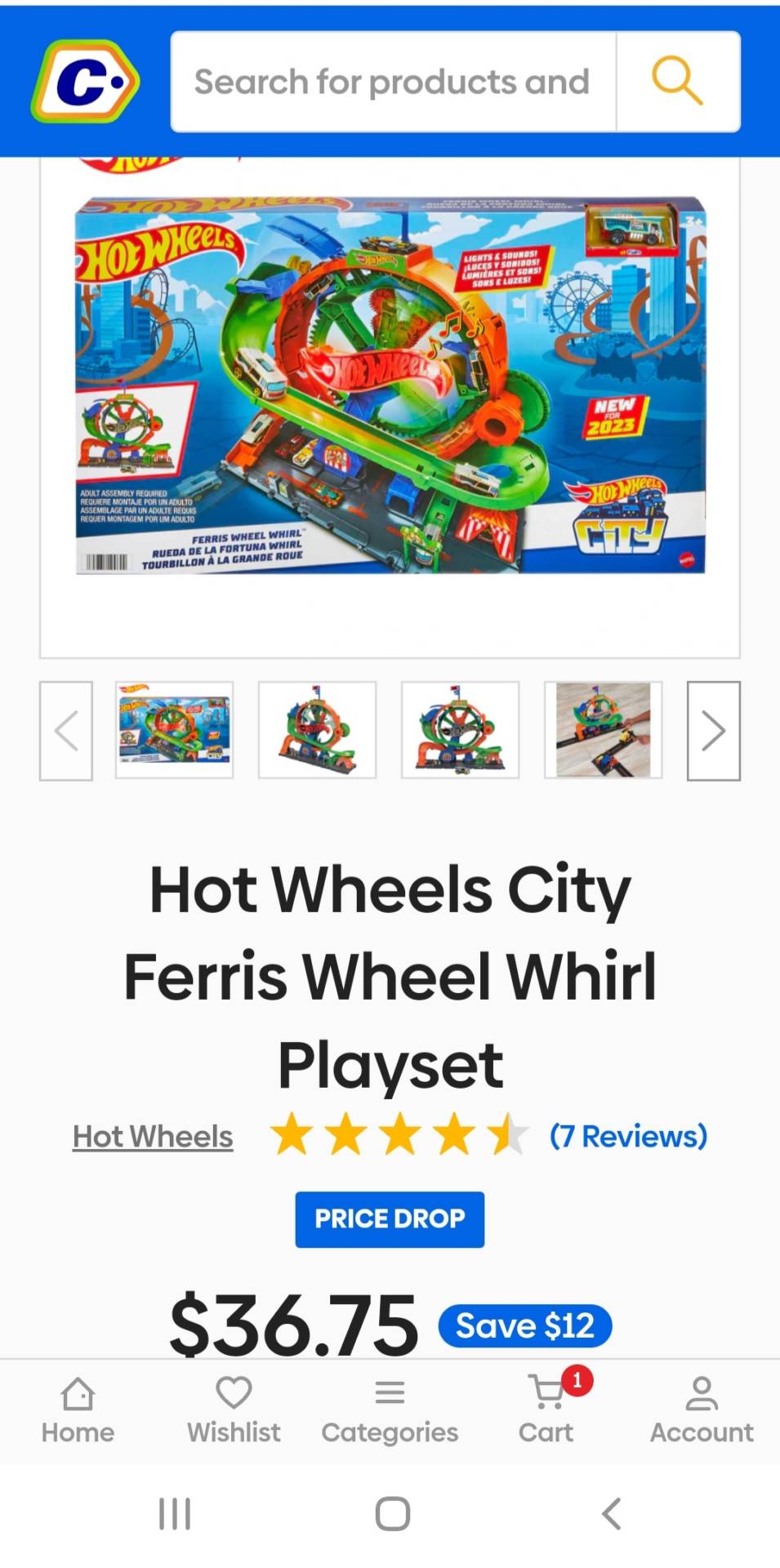 Hot Wheels City Ferris Wheel