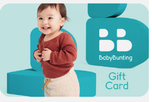 Baby bunting gift card