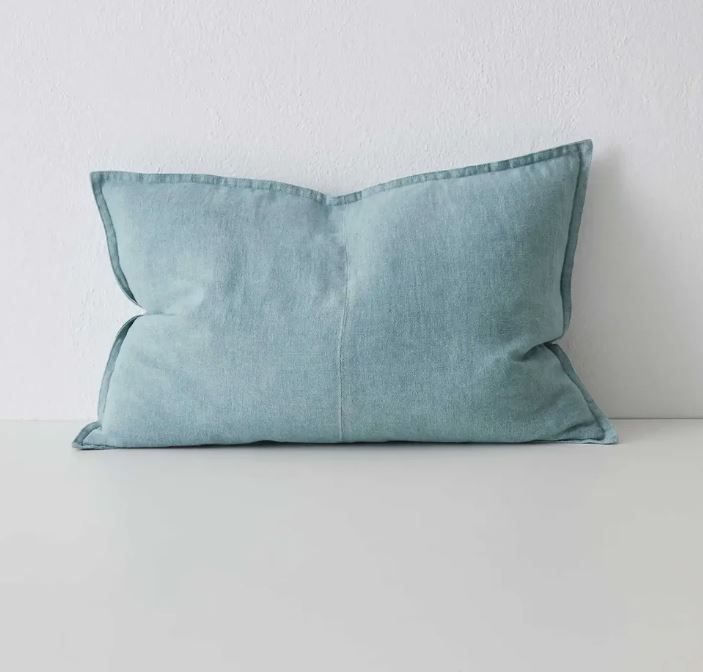 2 x Blue cushions