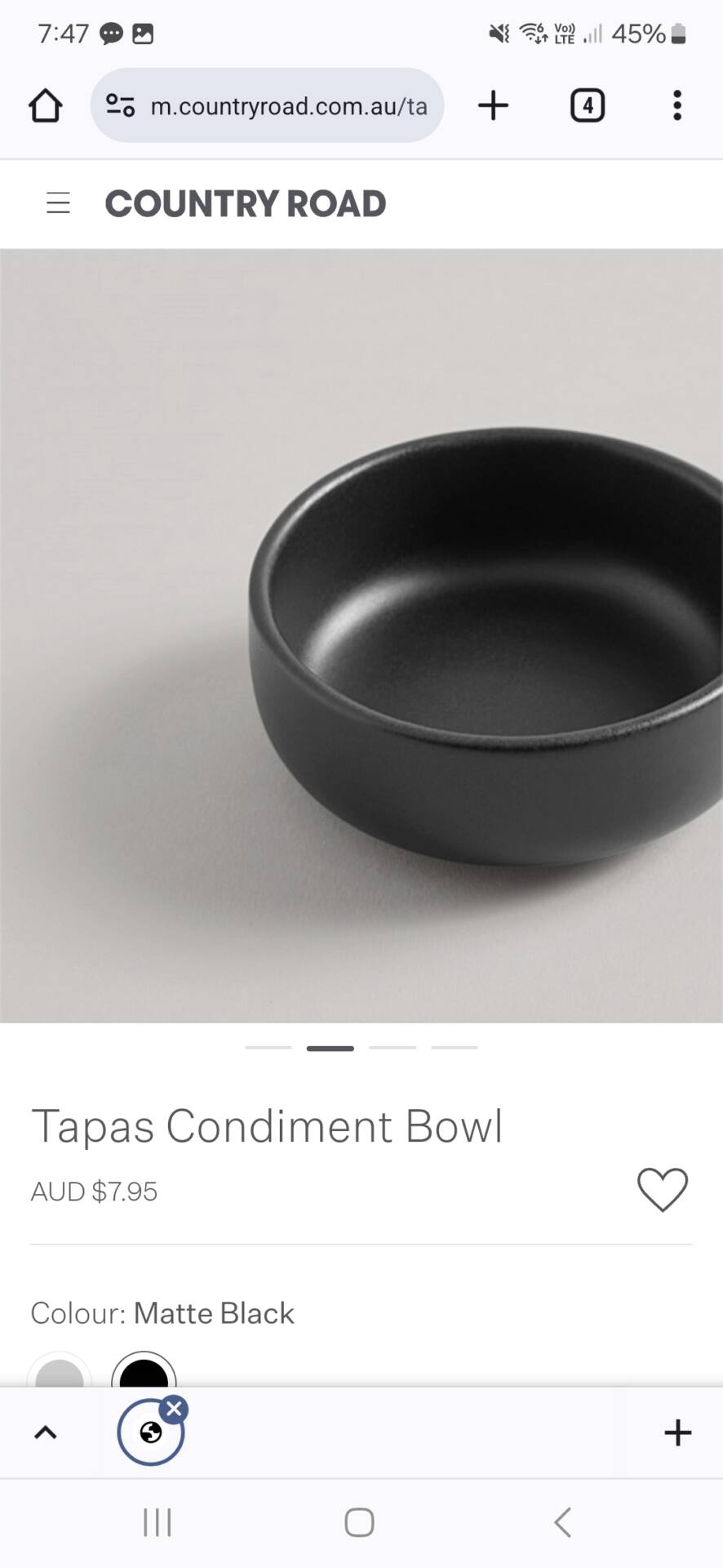 Tapas Condiments Bowl x5