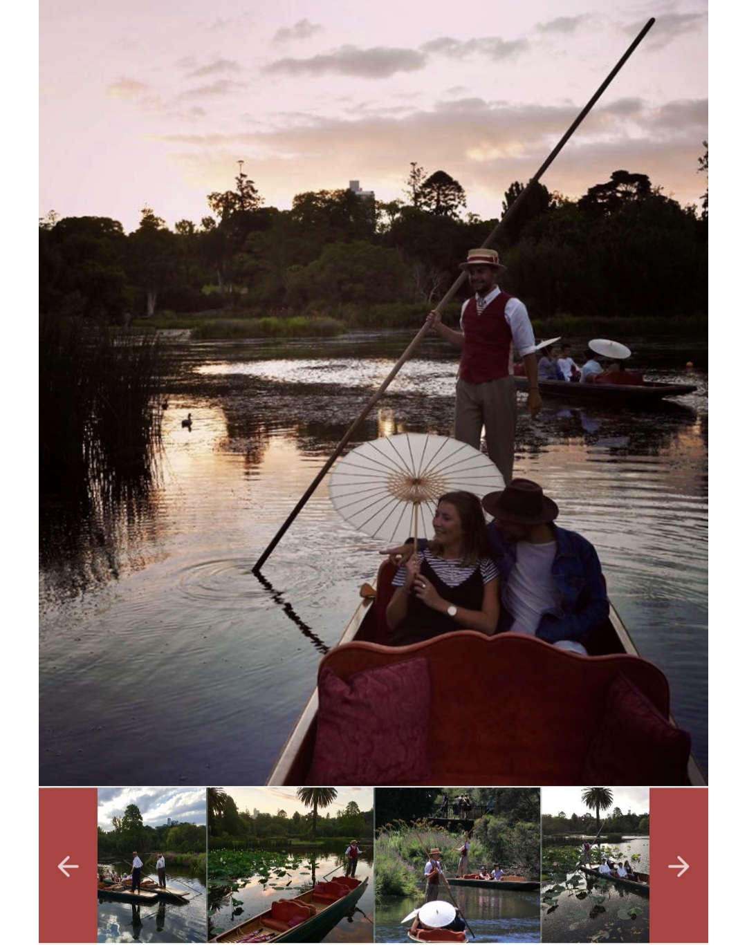 Punting on the Lake- Date Day