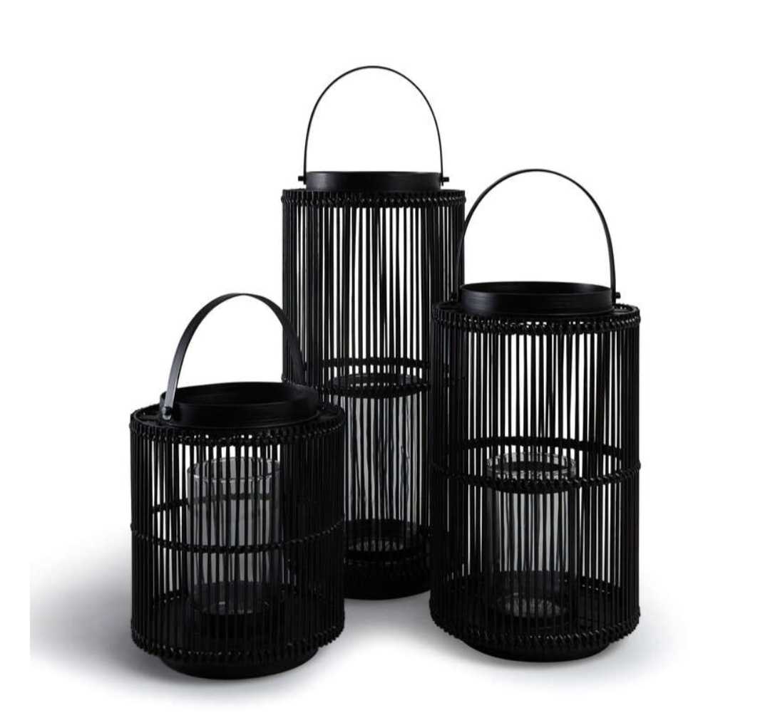 Black Outdoor Lanterns- black