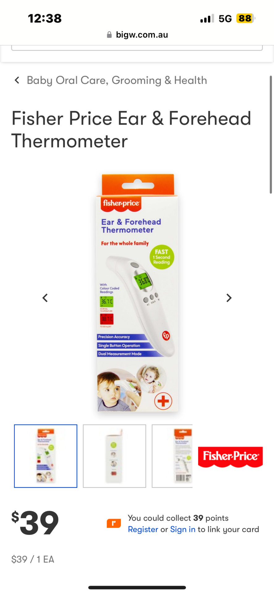 Electronic thermometer