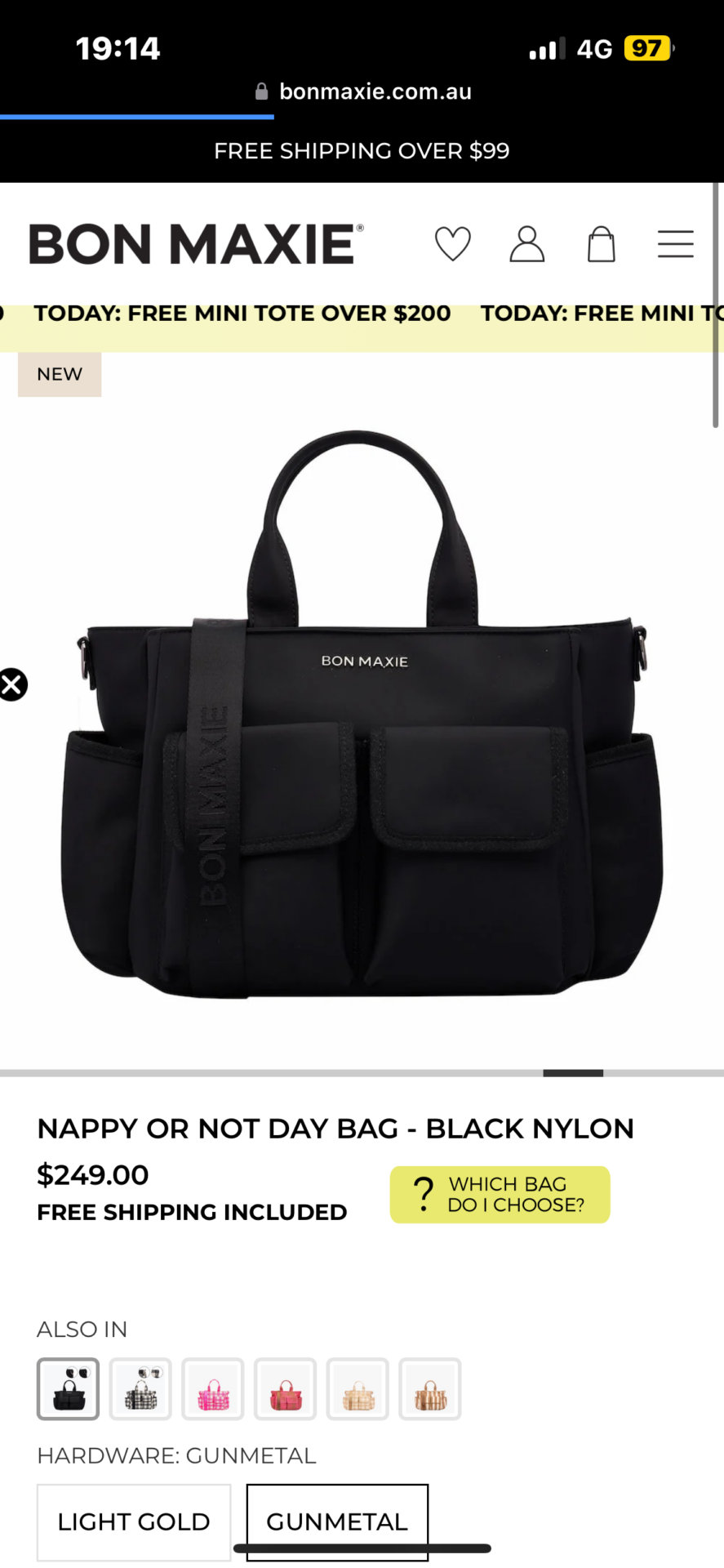 Bon Maxie Nappy bag