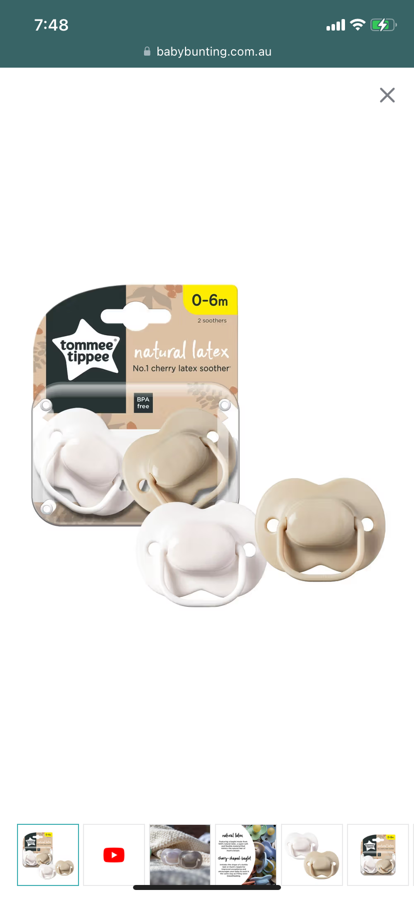 Tommee tippee Dummies  ( Kmart )