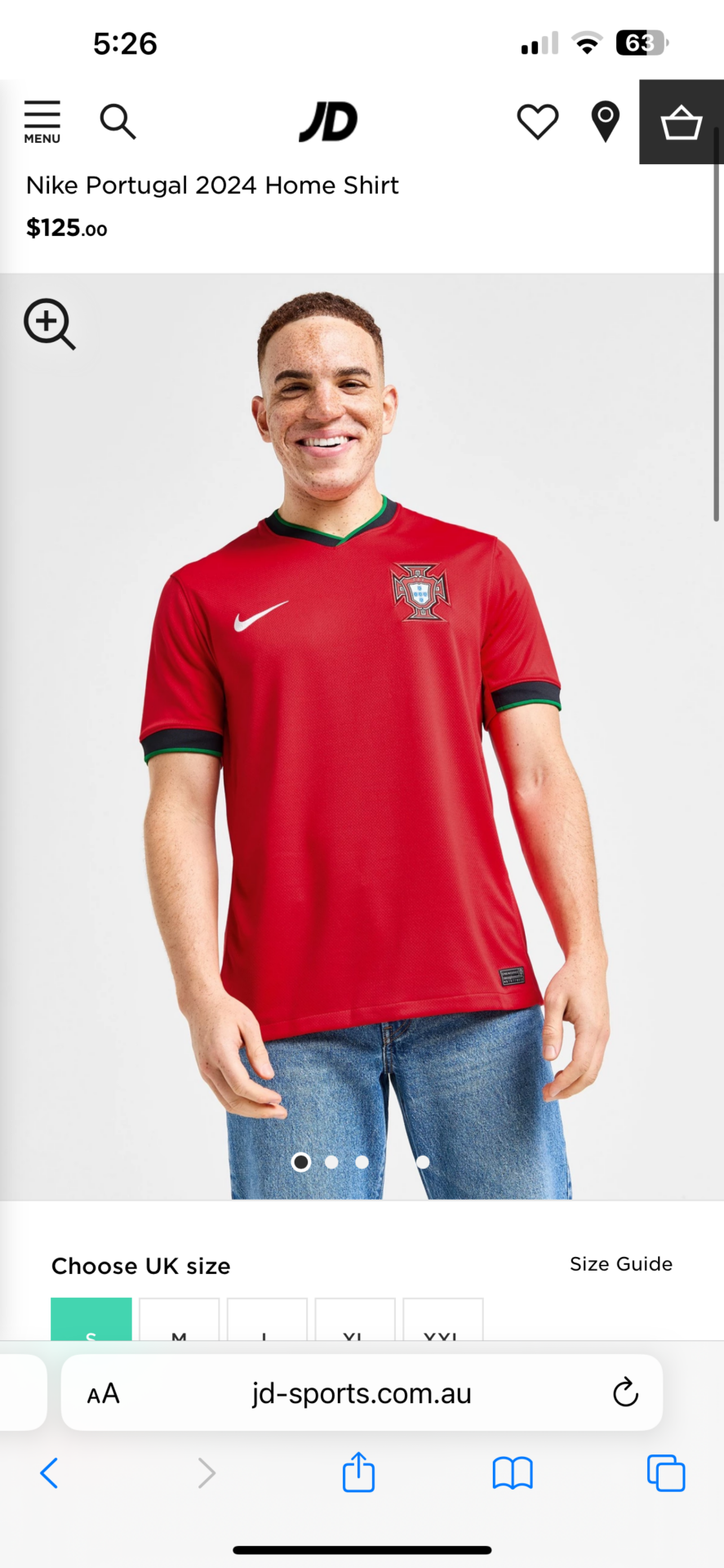 Portugal home jersey