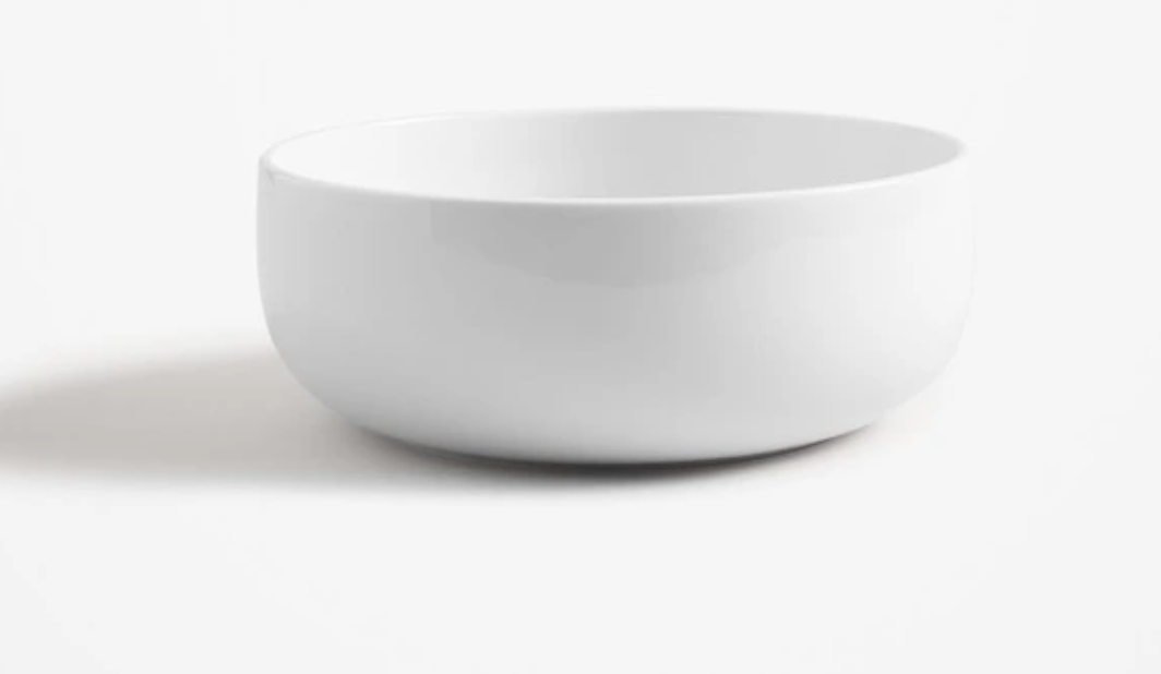 Yarra Small Salad Bowl in White
