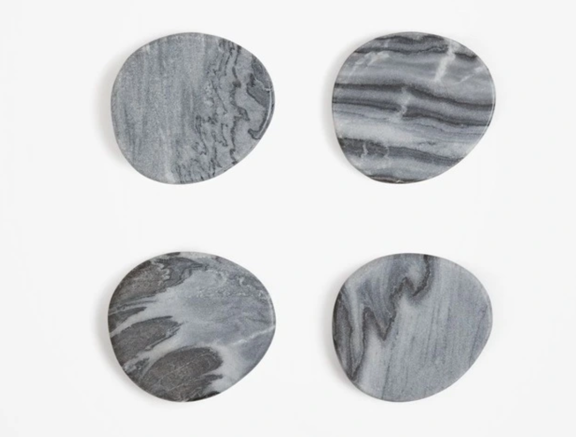 Hast Coaster Pack Of 4 in Charcoal
