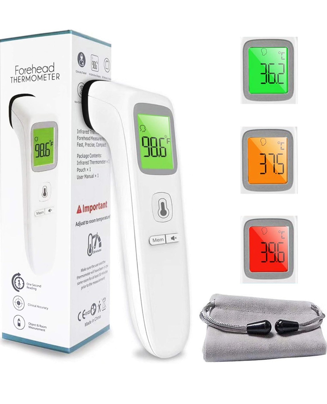 Digital Forehead Thermometer Non-Touch