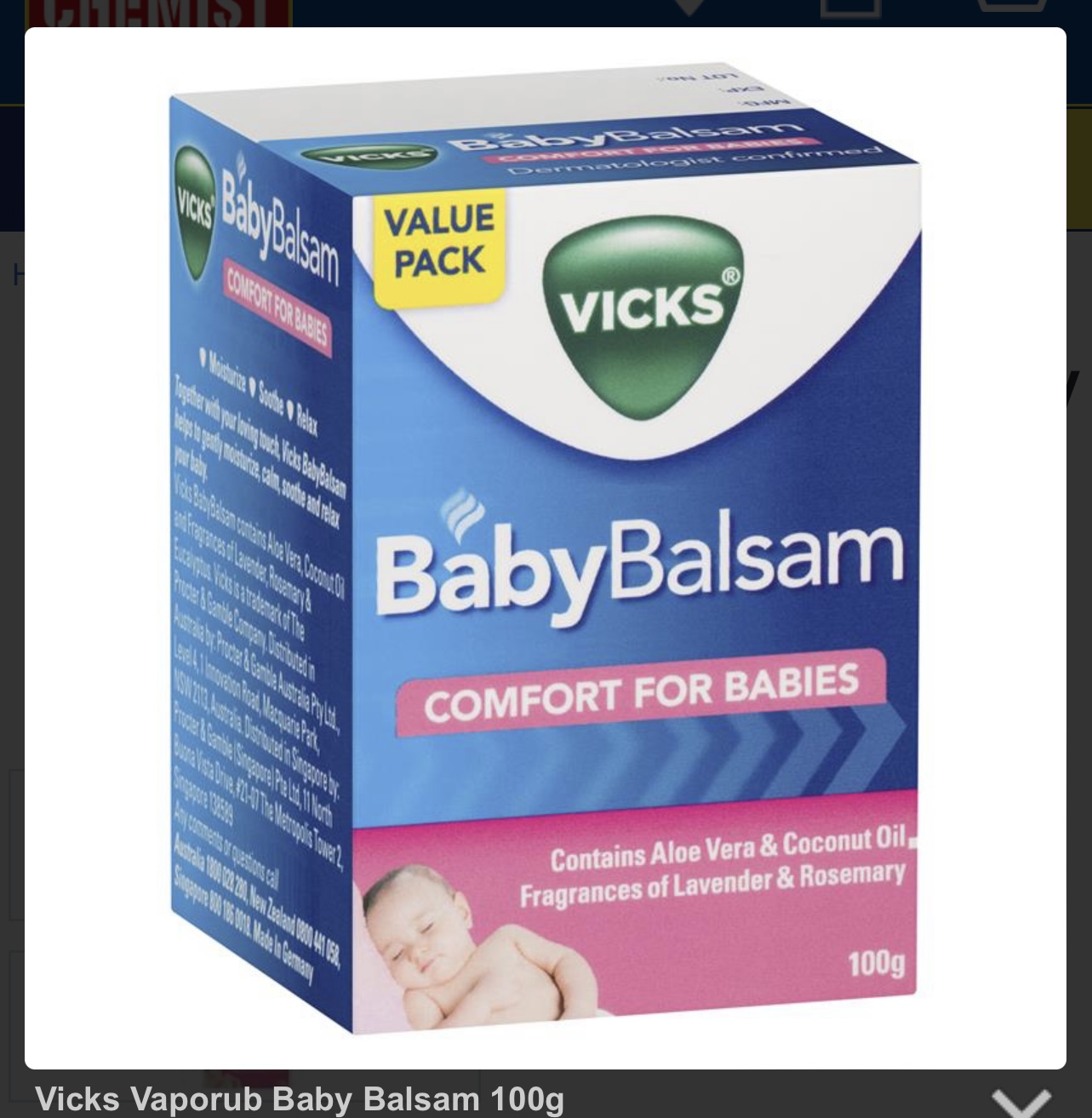 Baby vicks