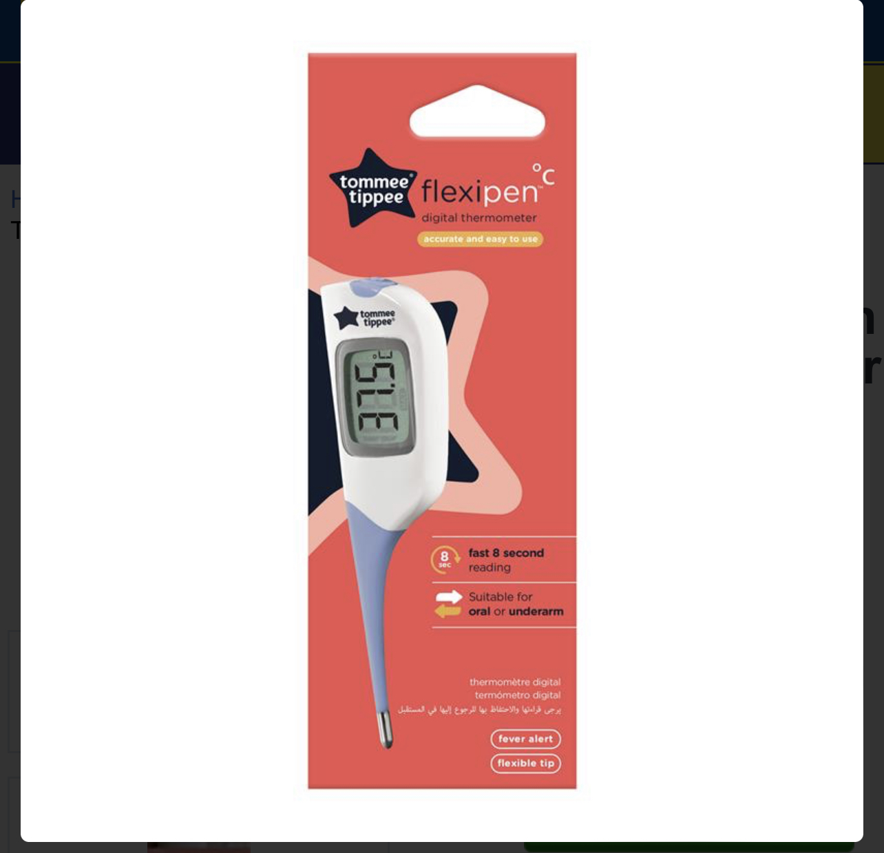 Tommee tippee underarm thermometer