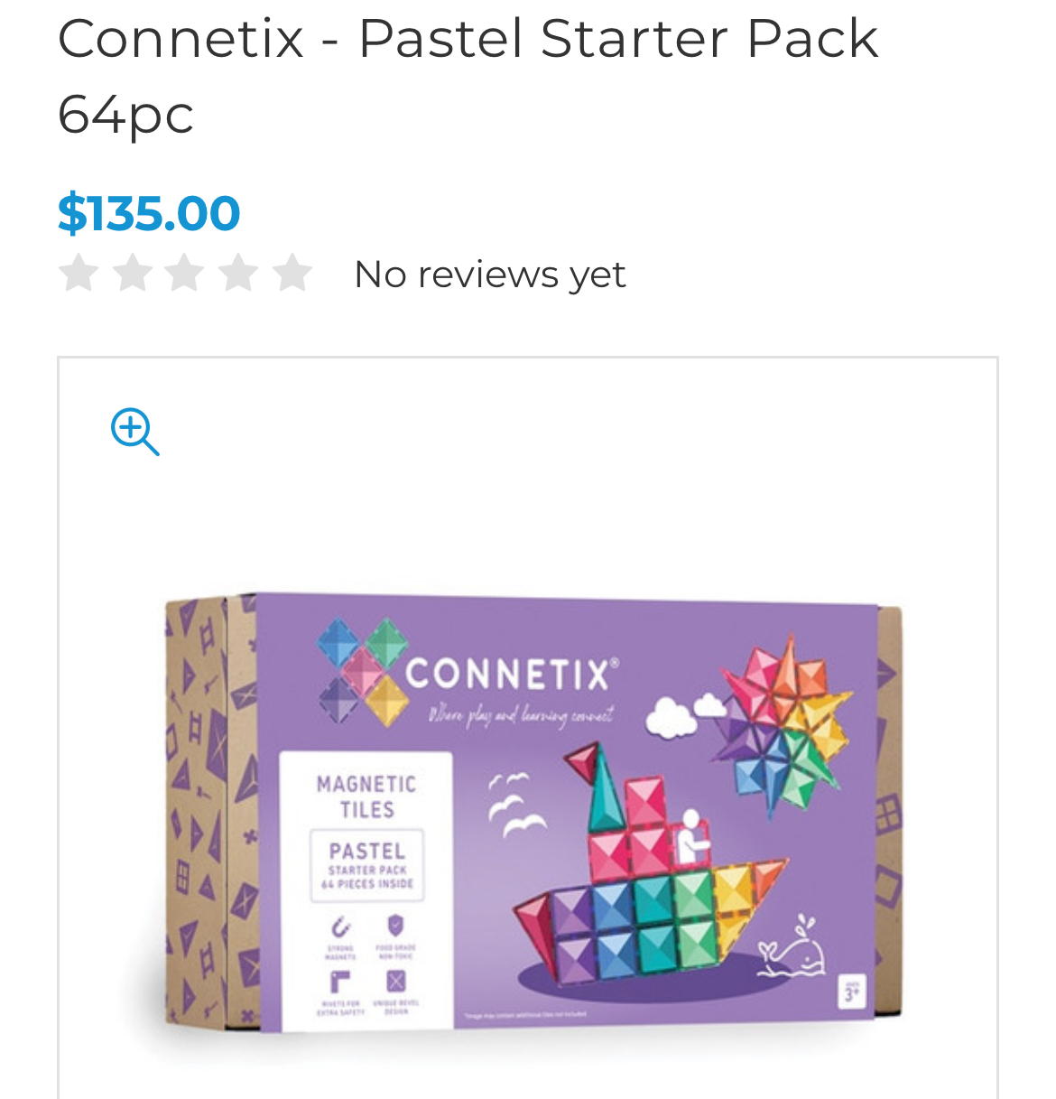 Connetix magnetic tiles