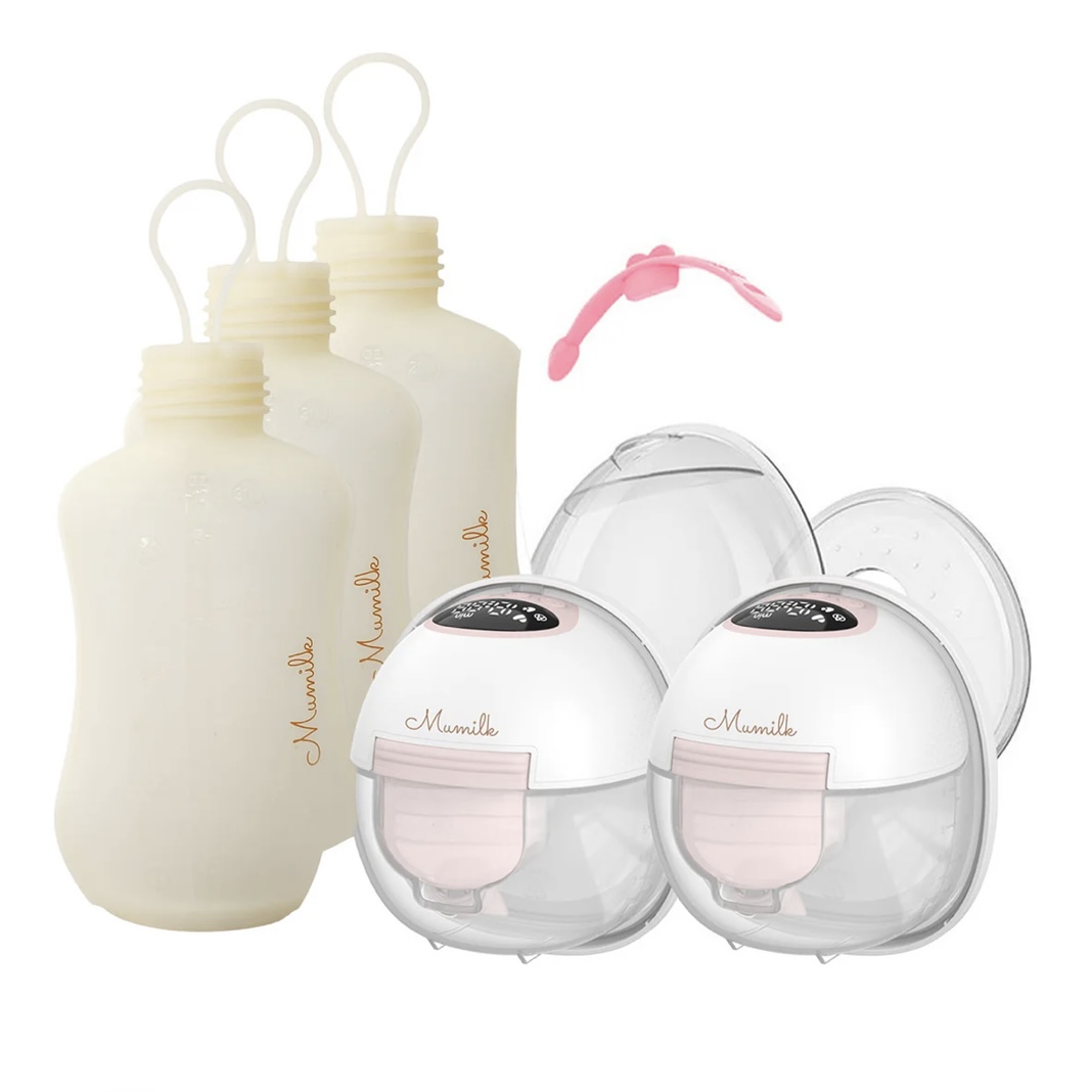 Mumilk Portable Double Electric Breast Pump Bundle