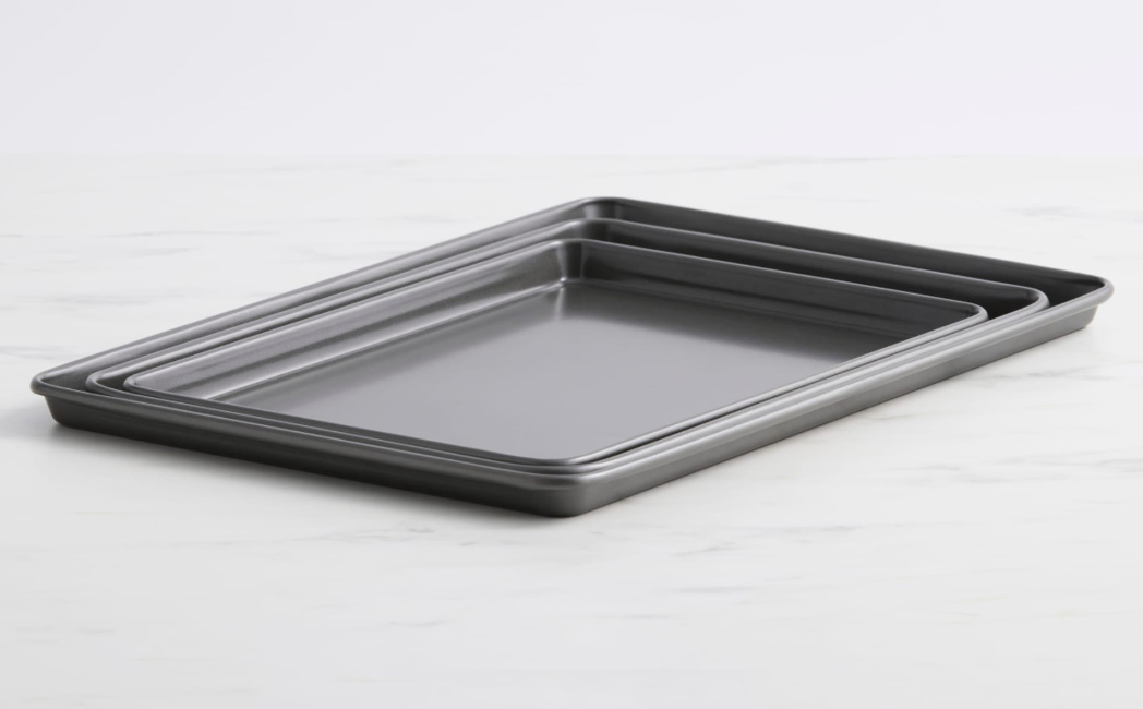 Kitchen Pro Bakewell Non Stick Baking Tray Set 3pc