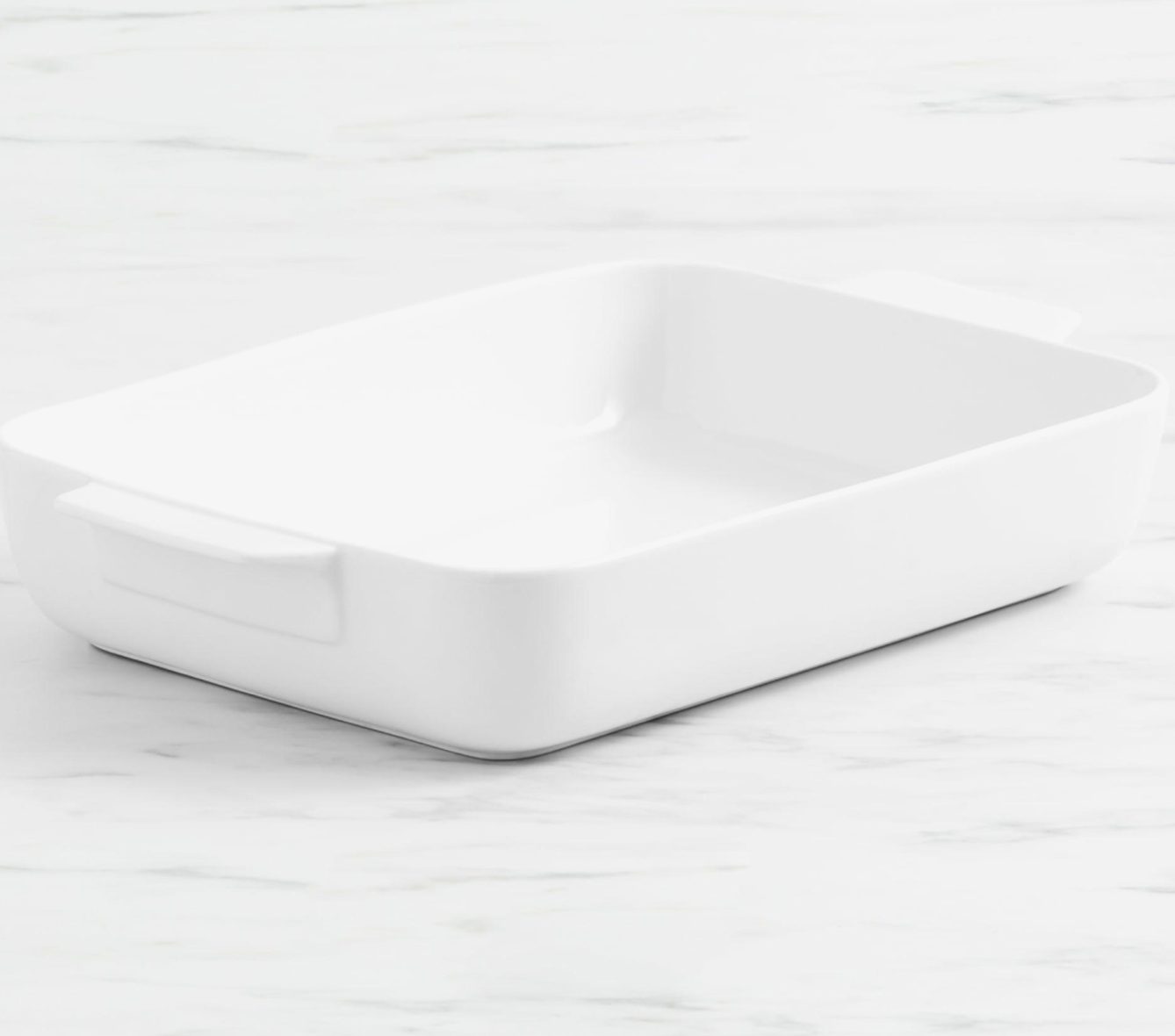 White Ceramic Baking Dish