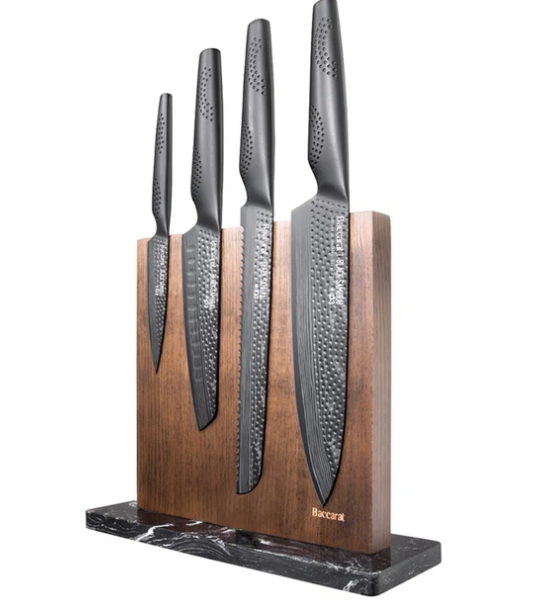 Baccarat iD3 BLACK SAMURAI 5 Piece Ona Knife Block Set