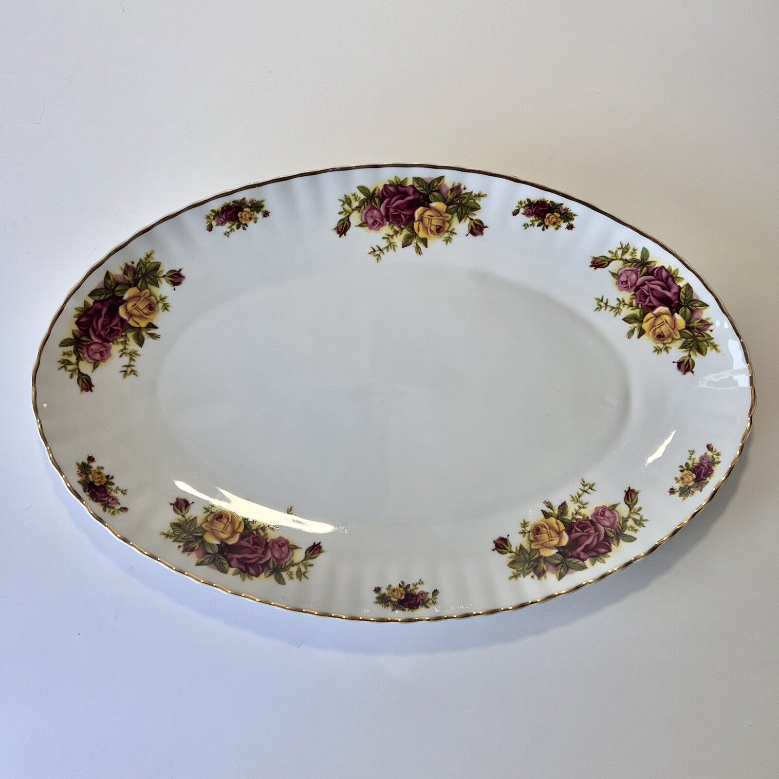 Crown Regal Platter Fine Porcelain Romania