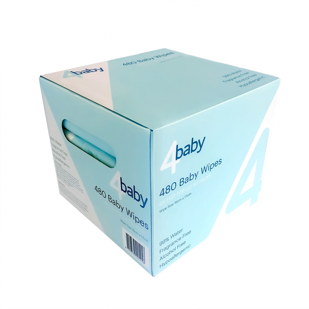 Baby Wipes 480 Pack - Fragrance Free