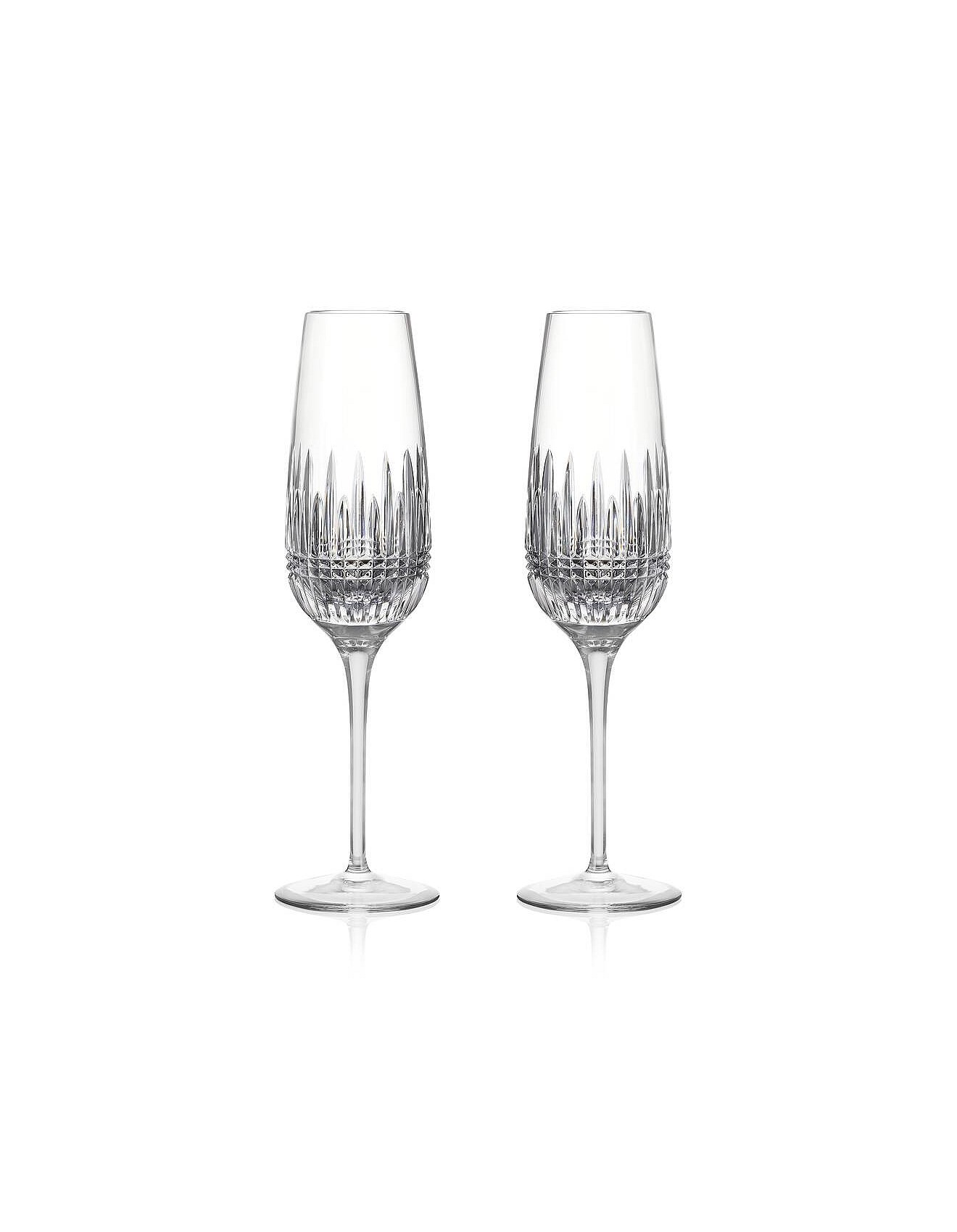 LISMORE DIAMOND ESSENCE FLUTE PAIR 315ML