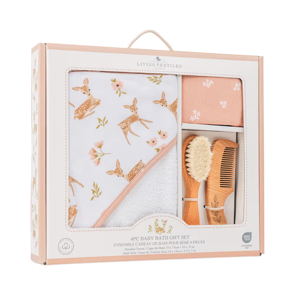 4 Piece Baby Bath Gift Set