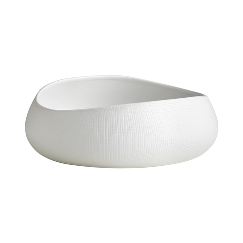 Ecology Bisque Oval Bowl 30cm White