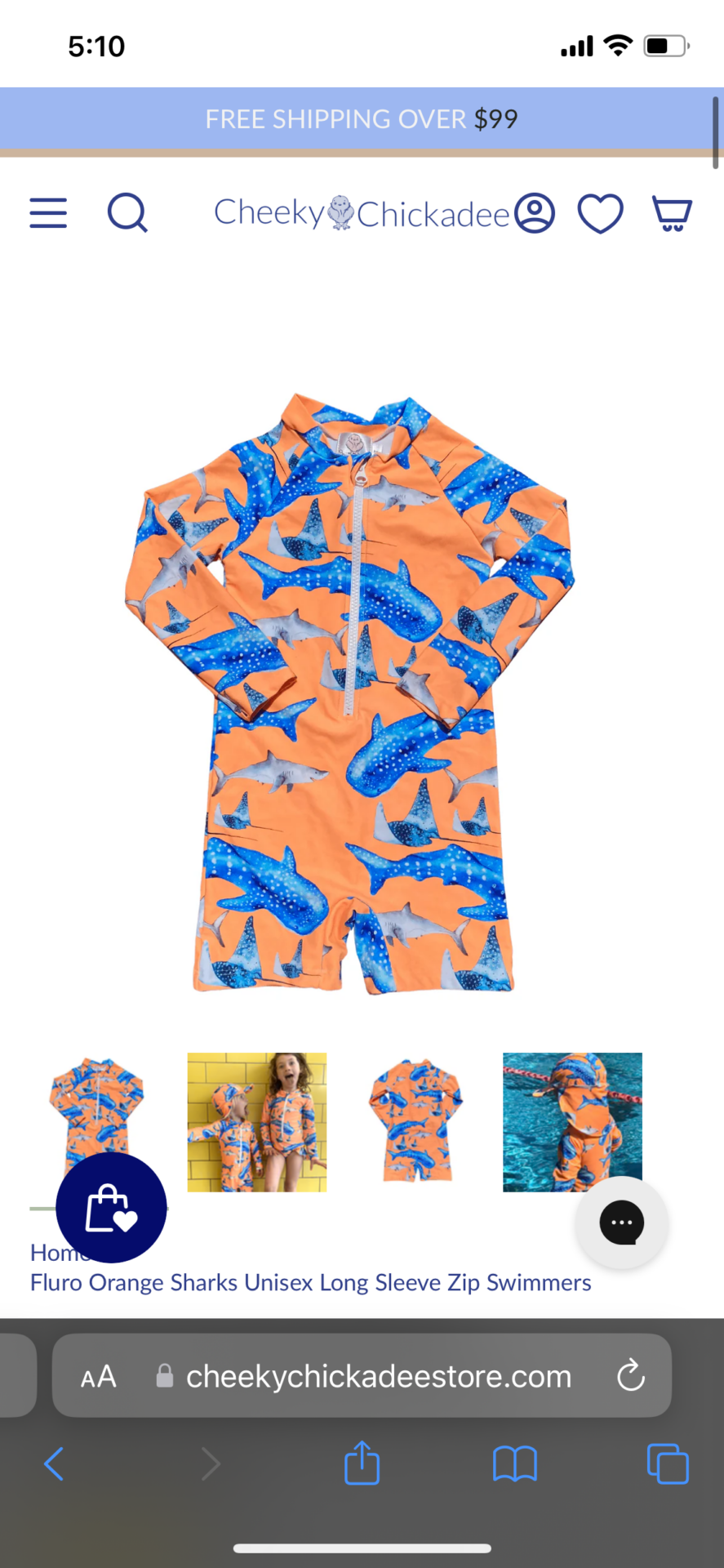 Swimmers and rash shirt