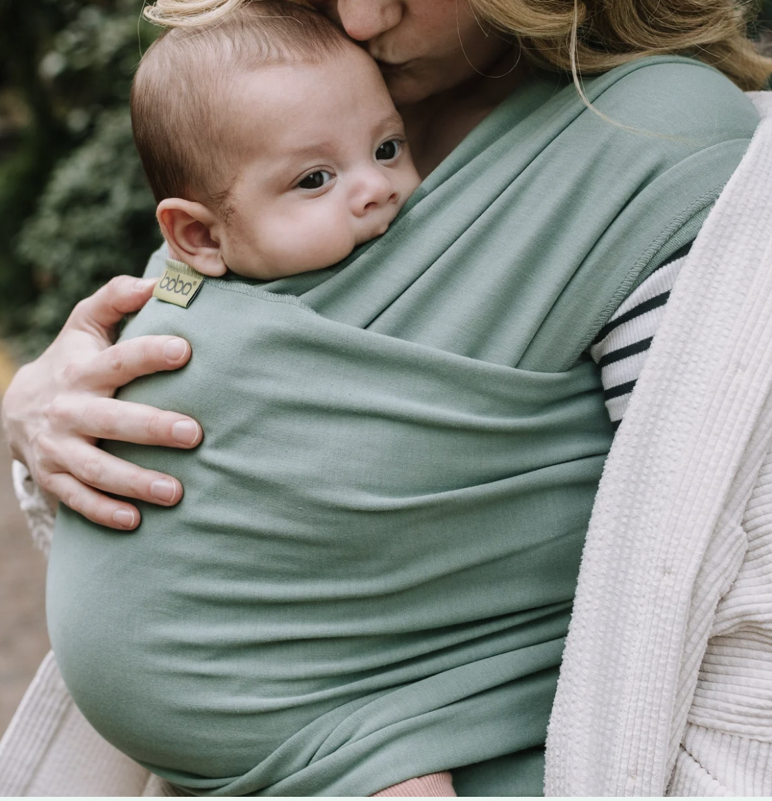 Boba Classic Baby Wrap Sage Green