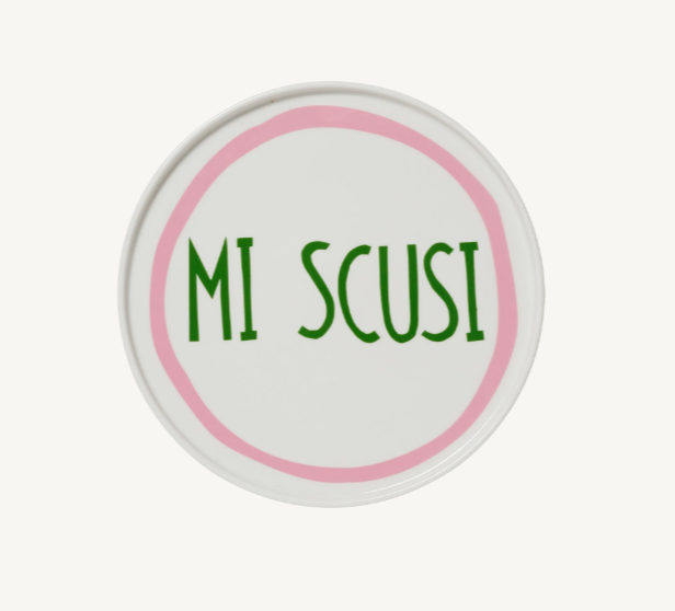 Mi Scusi plate