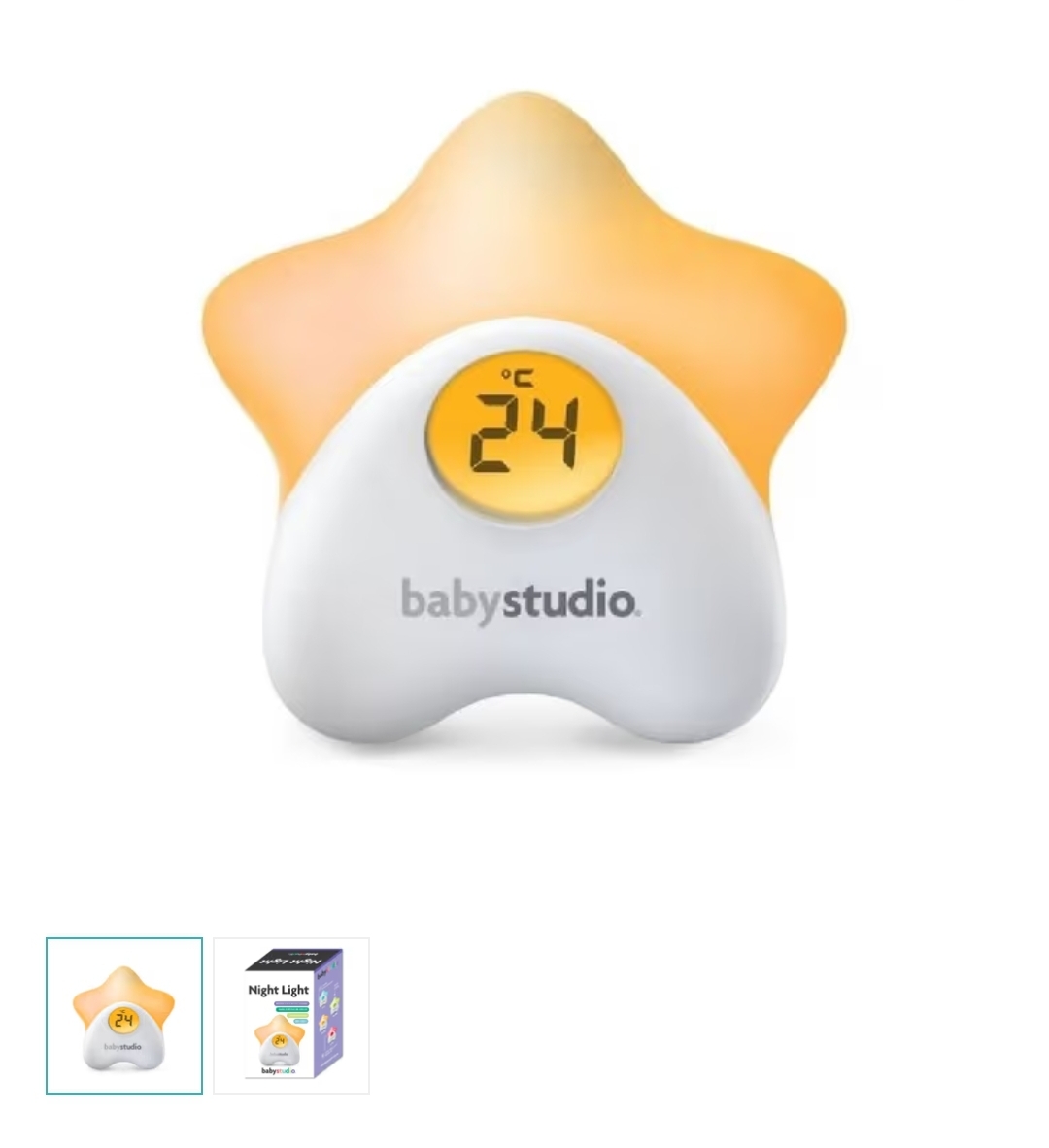 Soft Night Light with Temperature Monitor