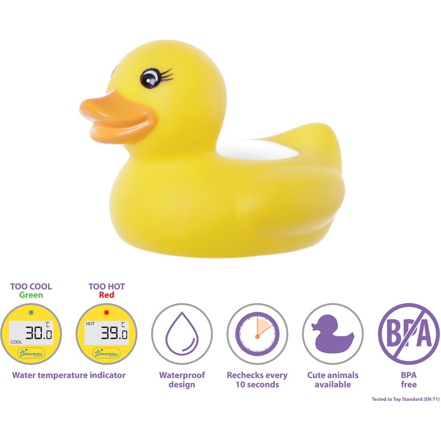 Dreambaby Room & Bath Thermometer - Duck