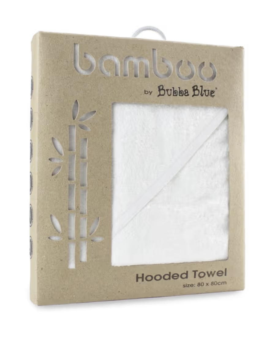 White Bamboo Hooded Towel